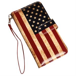 iPhone 7 plus Double Shuffle mobiletui i med USA flag