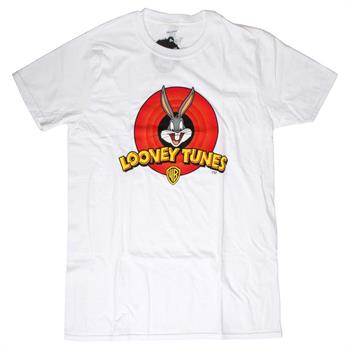 T-shirt, Gildan USA, Looney Tunes, hvid - Medium