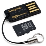 8GB micro SD kort + USB adaptor