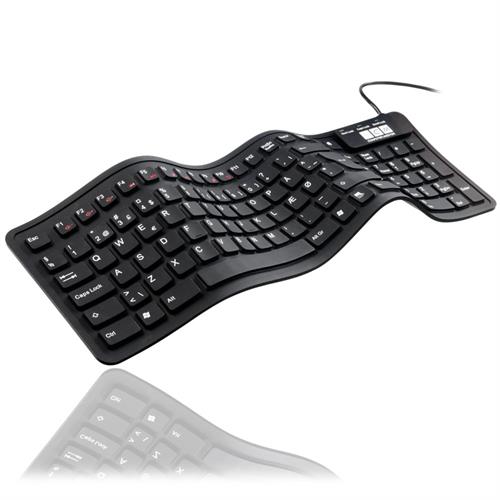 Flexible 2006 mini keyboard, sort (DANSK layout) - UDGÅET - erstattet af 8332