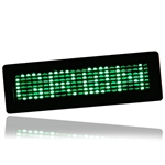 LED Badge, gr�n  7 x 24 dioder