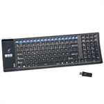 Tr�dl�st flexible full size keyboard, gr�sort