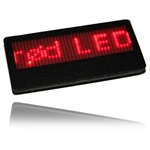 LED Badge, r�d