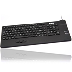 Industri keyboard med indbygget trykf�lsom mus, sort (SVENSK layout)