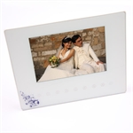 7" digital fotoramme med touchknapper