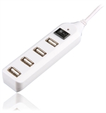 USB afbryder, hvid, 50 cm kabel