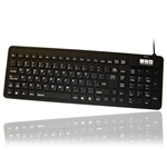 Vandt�t tastatur, Superior, sort (ARABISK layout)