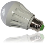 Kraftig LED p�re, 5W, varm hvid, svarer til 60W gl�dep�re