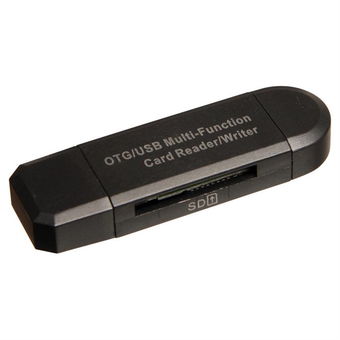 SD og MicroSD læser, til USB eller Micro USB