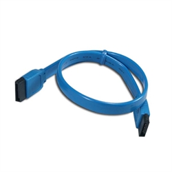 SATA kabel, 35cm, blå - UDGÅET