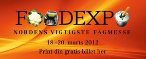 Klik her for at printe en gratis billet til Foodexpo 2012