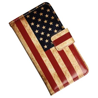 Samsung Galaxy A3 2014 luksusetui med det Amerikanske flag