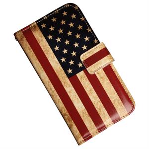 Samsung Galaxy S6 Luksusetui med patineret USA flag