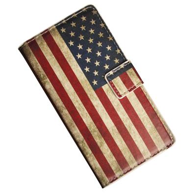 Sony Xperia Z3 mobil etui med Stars and Stripes i kunstlæder