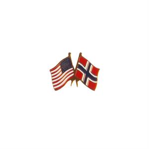 USA og Norge venskabspin