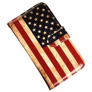 Samsung Galaxy S8 luksusetui med patineret amerikansk flag