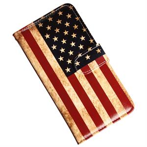 Samsung Galaxy S8+ luksusetui med gammelt USA flag
