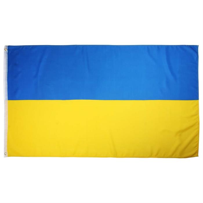 Ukraine polyester flag 150 x 90 cm