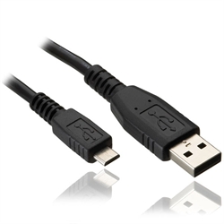 USB 2.0 kabel A male til B micro 1,8m sort