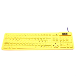 Flexible 2006 mini keyboard, gul - UDGÅET