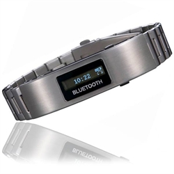 Bluetooth armbånd i stål, med vibrator og display (DEMO)