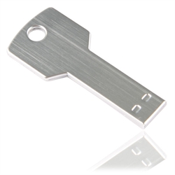 Nøgleformet USB nøgle - 8GB - lige til at sætte i nøglebundet! - UDSOLGT