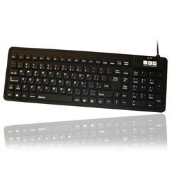 Vandtæt tastatur, Superior, sort (ARABISK layout)