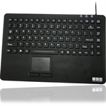 Vandtæt tastatur med touchpad, sort (UK ENGELSK layout)