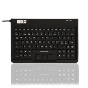 Vandtæt tastatur med indbygget mus, super lille, NORDISK