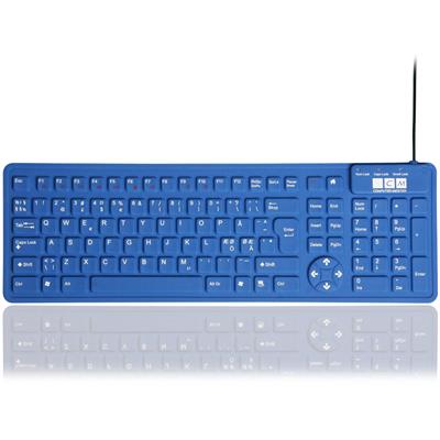 Flexible 2006 mini keyboard, blå (NORDISK layout)