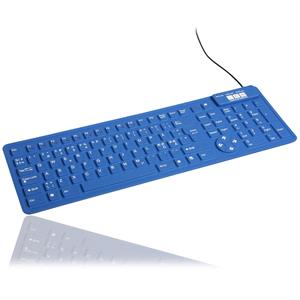 Flexible 2006 mini keyboard, blå (NORDISK layout)