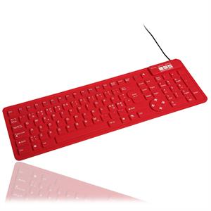 Flexible 2006 mini keyboard, rød (DANSK layout)