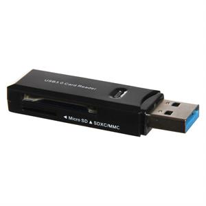 SD og MicroSD læser, USB stik