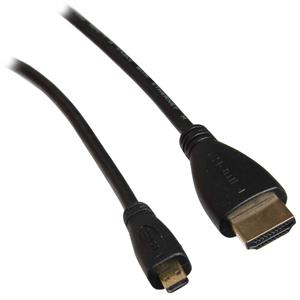HDMI til Micro HDMI kabel, sort, 3 meter