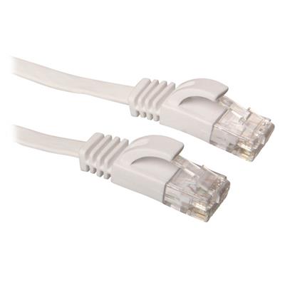 Netværkskabel 2 meter, hvid, CAT 6, 1 Gbit