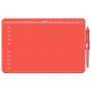 USB Tegneplade med pen - Huion HS611 - Coral Red