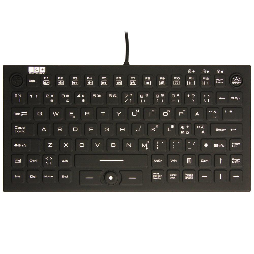 Lille tastatur lys i tasterne, 15 x 29 cm