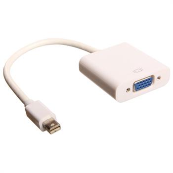 Mini Displayport til VGA adapter, hvid