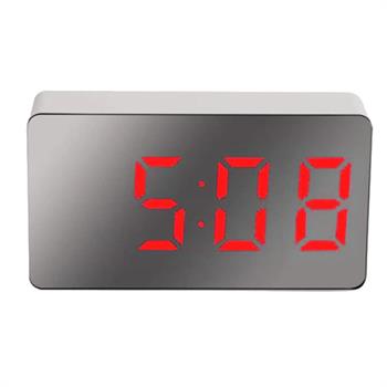 LCD ur med Alarm, Dato og Termometer, røde tal