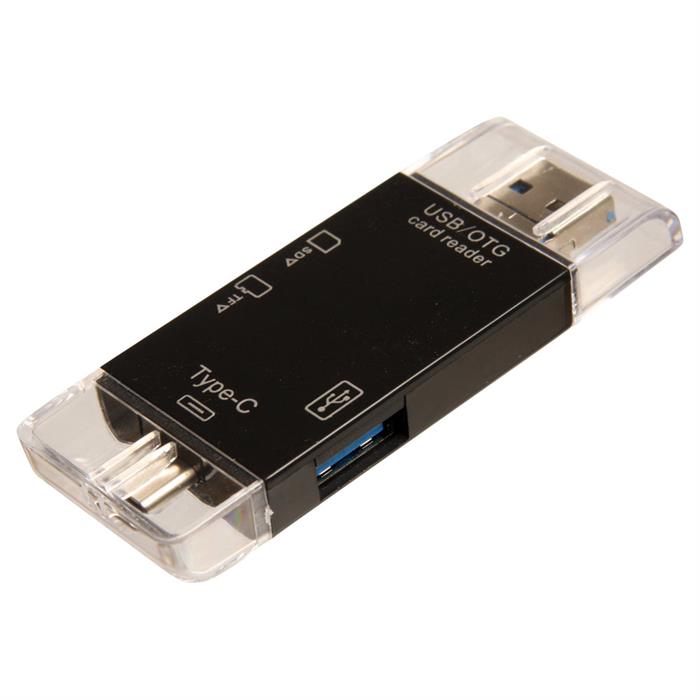 Kortlæser og USB adapter, Micro USB, USB C og USB 3.0 til SD og micro SD kort