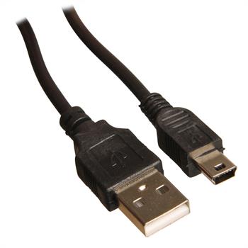 USB til USB mini kabel, 0.5 meter