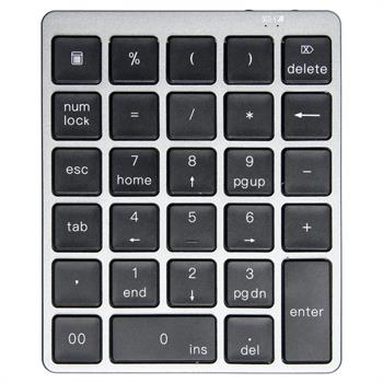 Numerisk Bluetooth tastatur i aluminium