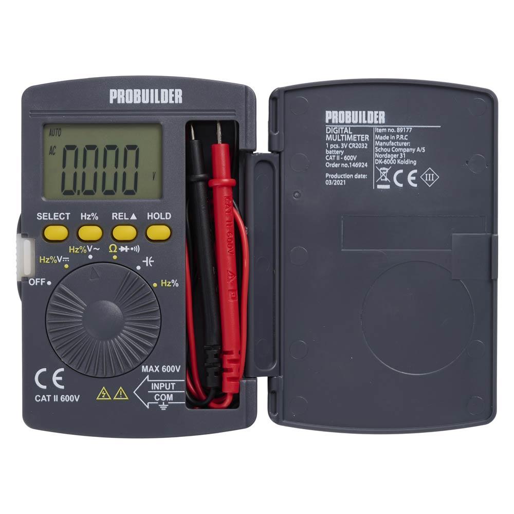 Mester - Digitalt Multimeter med testkabler - 8800