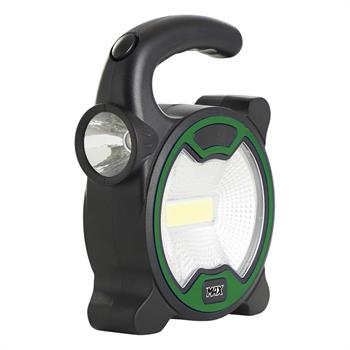 LED lommelygte /arbejdslampe, 1 + 5 Watt, grøn