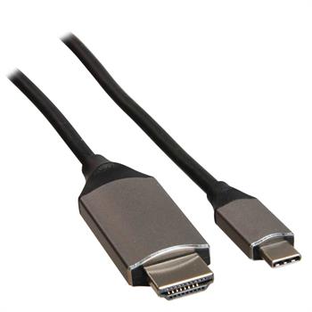 Adapterkabel, USB C til HDMI, 4K Ultra HD, 60 Hz, 2,0 meter