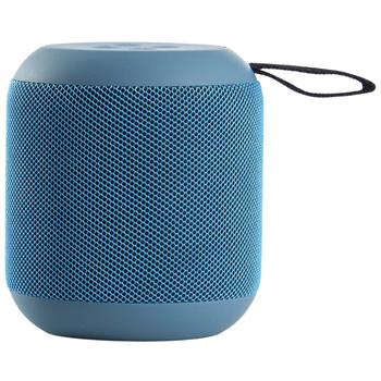 Bluetooth højttaler med mikrofon, stænktæt, genopladelig, blå