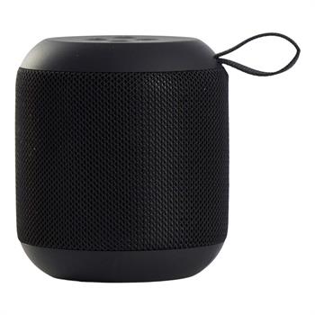 Bluetooth højttaler med mikrofon, stænktæt, genopladelig, sort