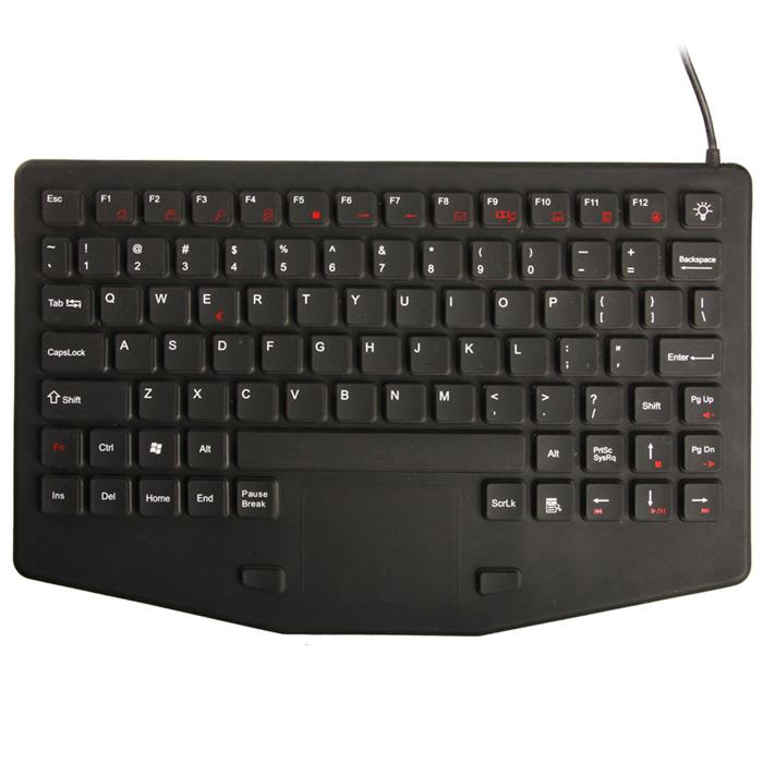 Vandtæt tastatur med touchpad - UK layout - UDSOLGT - EOL