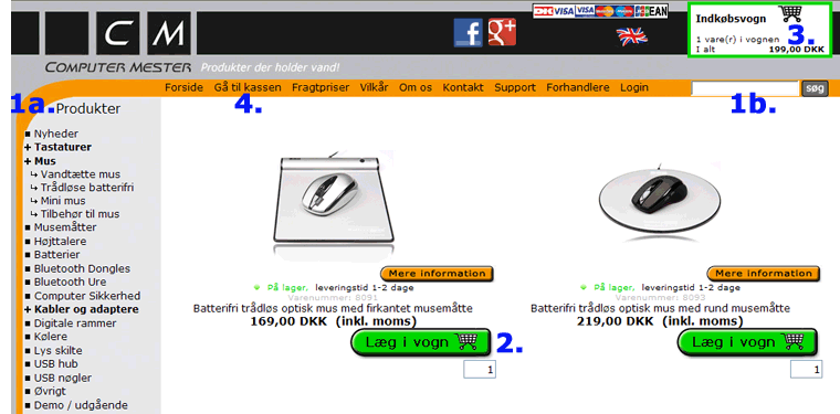 Billede af Computer Mesters hjemmeside